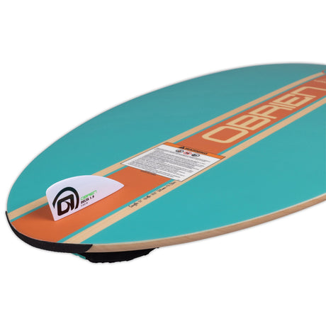 Closeup of the fin on the base of the Havana wakesurfer.