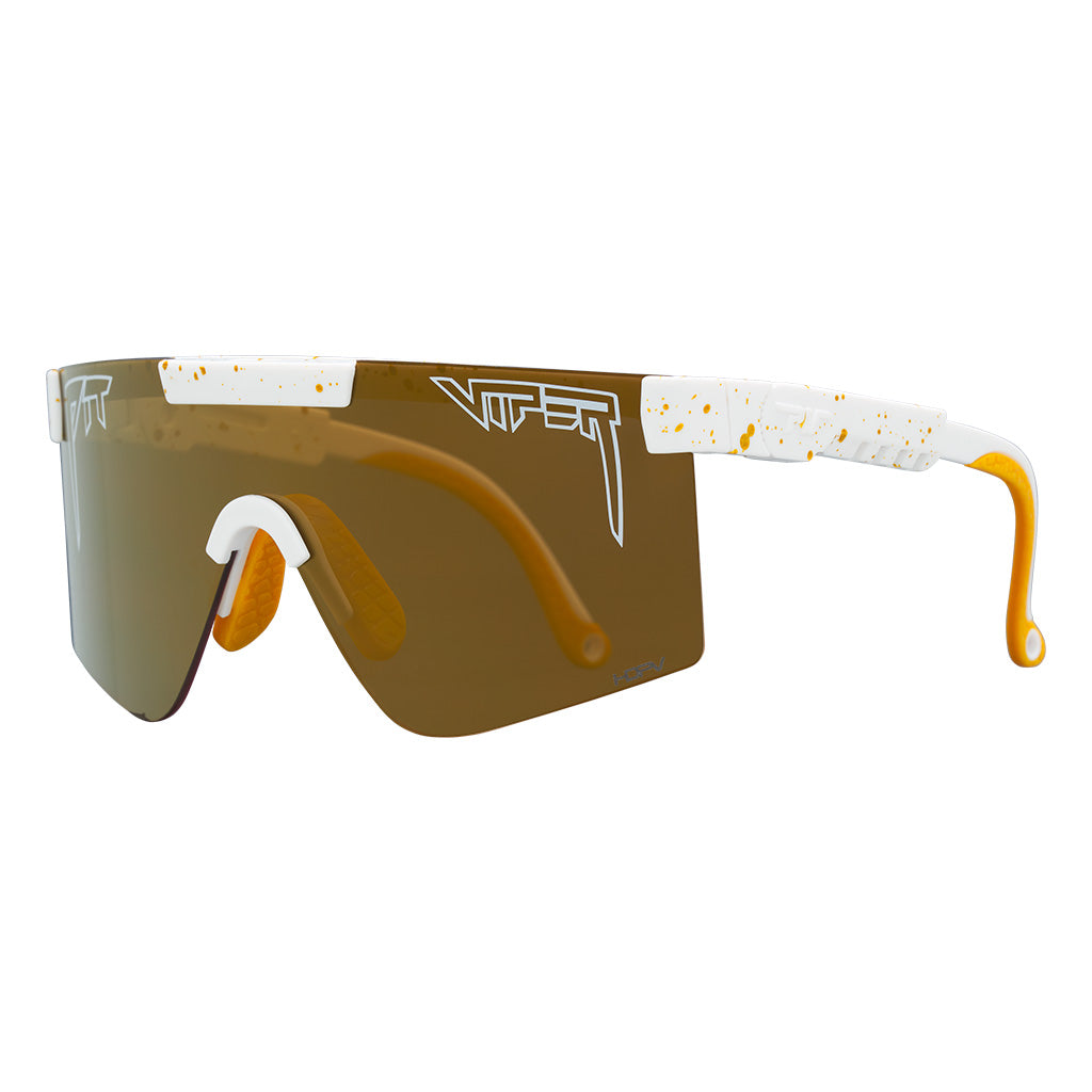 Regular / HDPV Polarized Gold | walked_in_on_me.JPG | The Bel Air Original, shield style sunglasses from Pit Viper, polarized sunglasses from Pit Viper