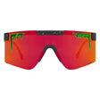 Regular / HDPV Polarized Orange | pleeeease.JPG | The Monster Bull Original Regular, shield style sunglasses from Pit Viper, polarized sunglasses from Pit Viper