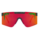Regular / HDPV Polarized Orange | pleeeease.JPG | The Monster Bull Original Regular, shield style sunglasses from Pit Viper, polarized sunglasses from Pit Viper