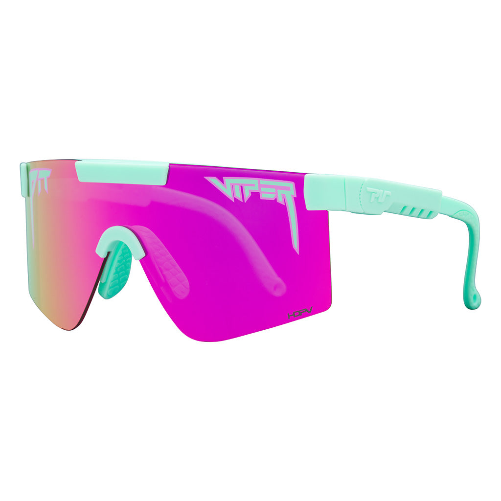 Regular / HDPV Polarized Pink | i_can_stay_late.JPG | The Oral Exam Original Regular, shield style sunglasses from Pit Viper, polarized sunglasses from Pit Viper
