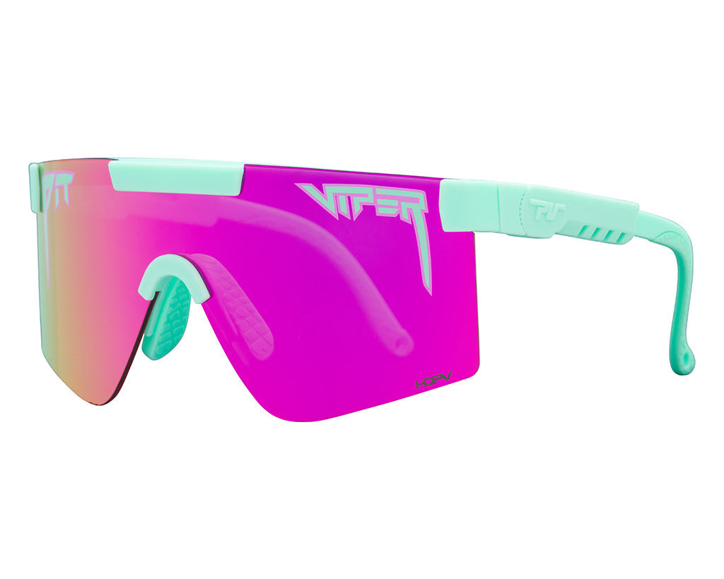 Regular / HDPV Polarized Pink | i_can_stay_late.JPG | The Oral Exam Original Regular, shield style sunglasses from Pit Viper, polarized sunglasses from Pit Viper
