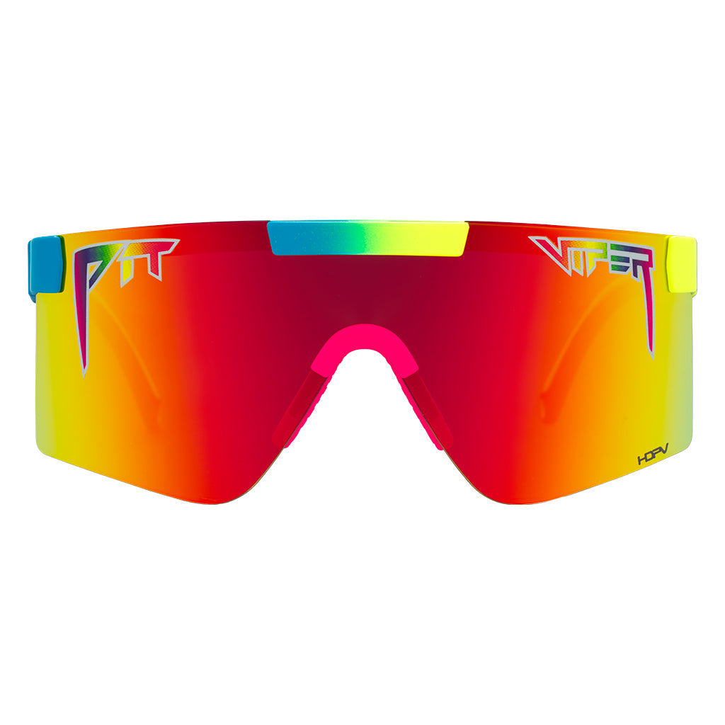 Regular / HDPV Polarized Rainbow | wow.JPG | The Pride Original Regular, shield style sunglasses from Pit Viper, polarized sunglasses from Pit Viper