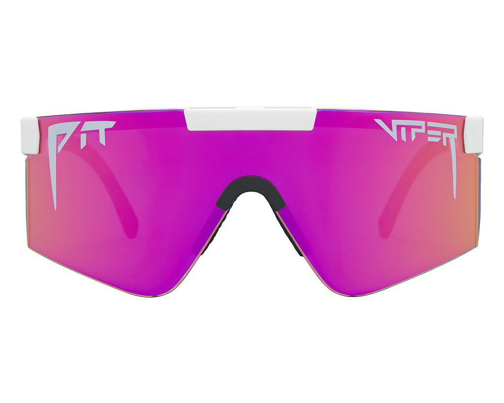 Wide / Z87+ Pink | knock_knock.JPG | The Miami Night Original Wide Z87+ Pink, shield style sunglasses from Pit Viper, safety rated sunglasses from Pit Viper