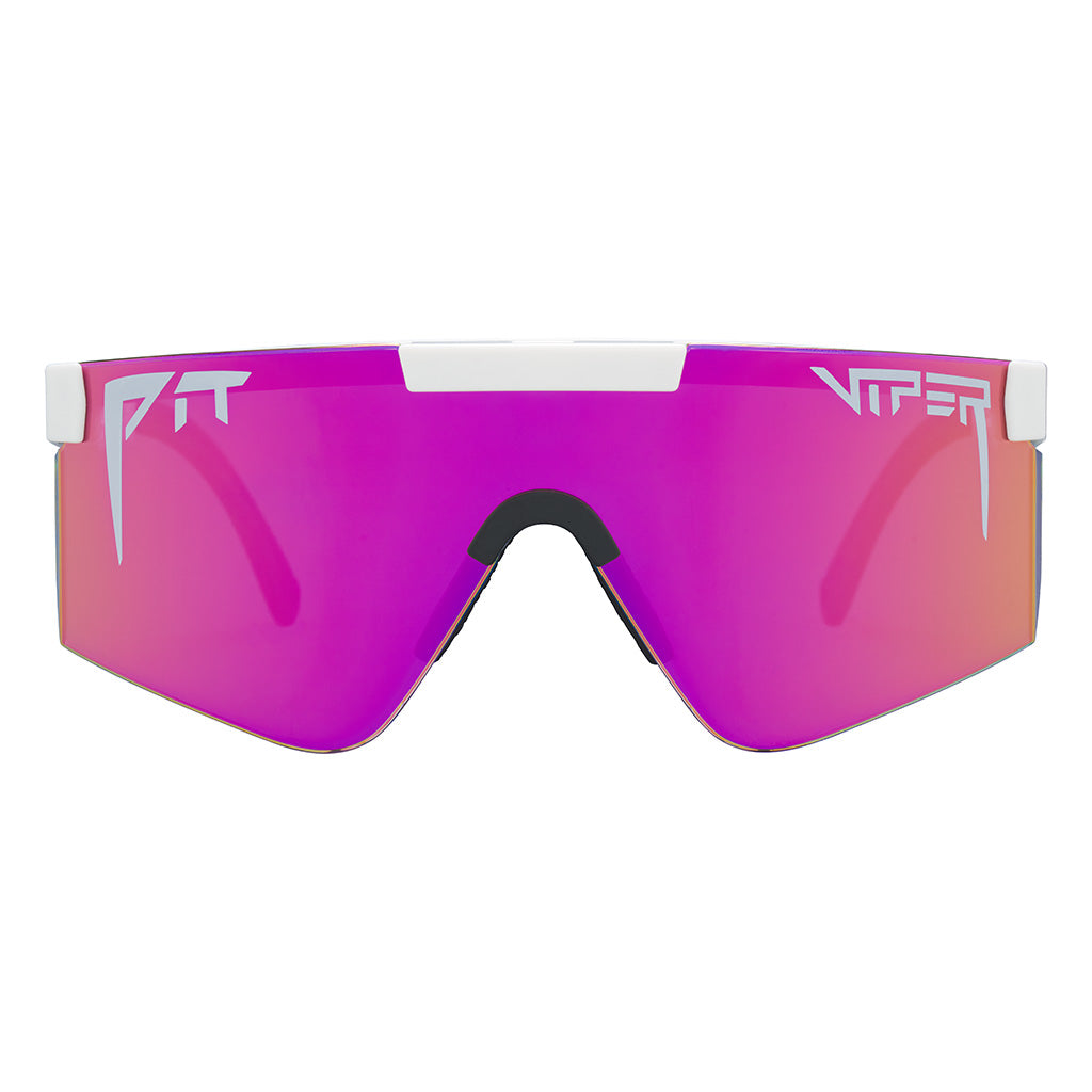 Wide / Z87+ Pink | knock_knock.JPG | The Miami Night Original Wide Z87+ Pink, shield style sunglasses from Pit Viper, safety rated sunglasses from Pit Viper