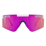 Wide / Z87+ Pink | knock_knock.JPG | The Miami Night Original Wide Z87+ Pink, shield style sunglasses from Pit Viper, safety rated sunglasses from Pit Viper
