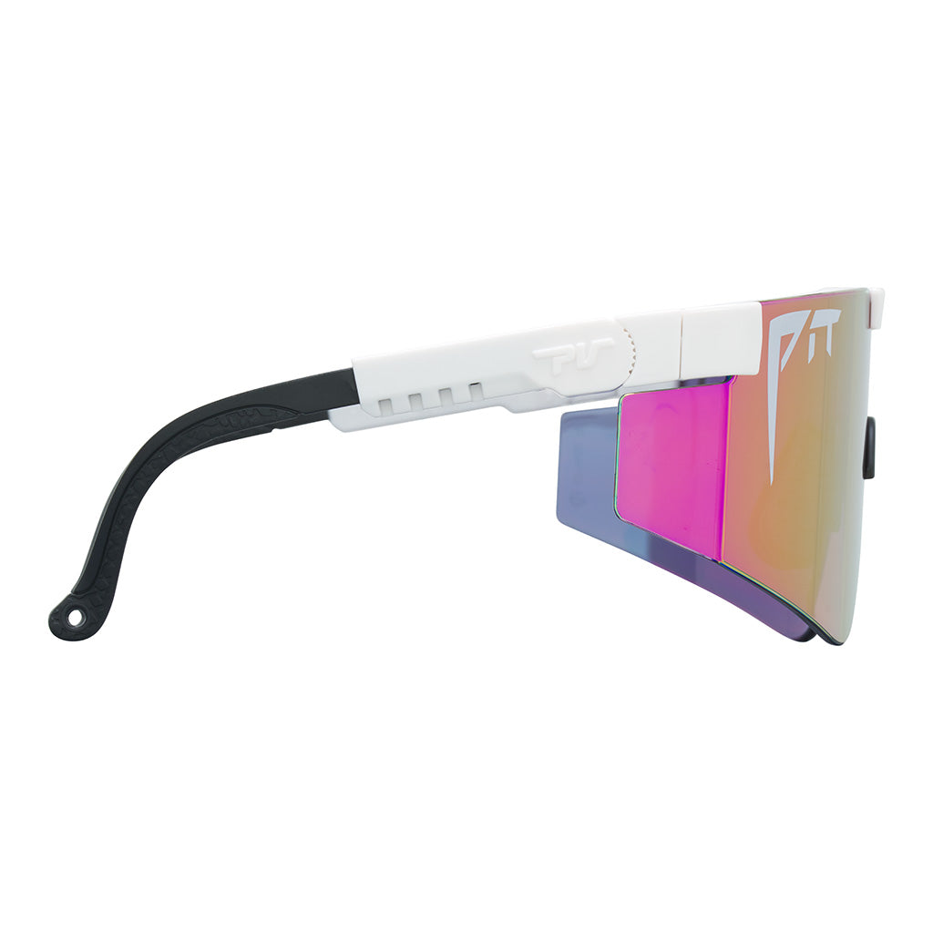 Wide / Z87+ Pink | orange.JPG | The Miami Night Original Wide Z87+ Pink, shield style sunglasses from Pit Viper, safety rated sunglasses from Pit Viper