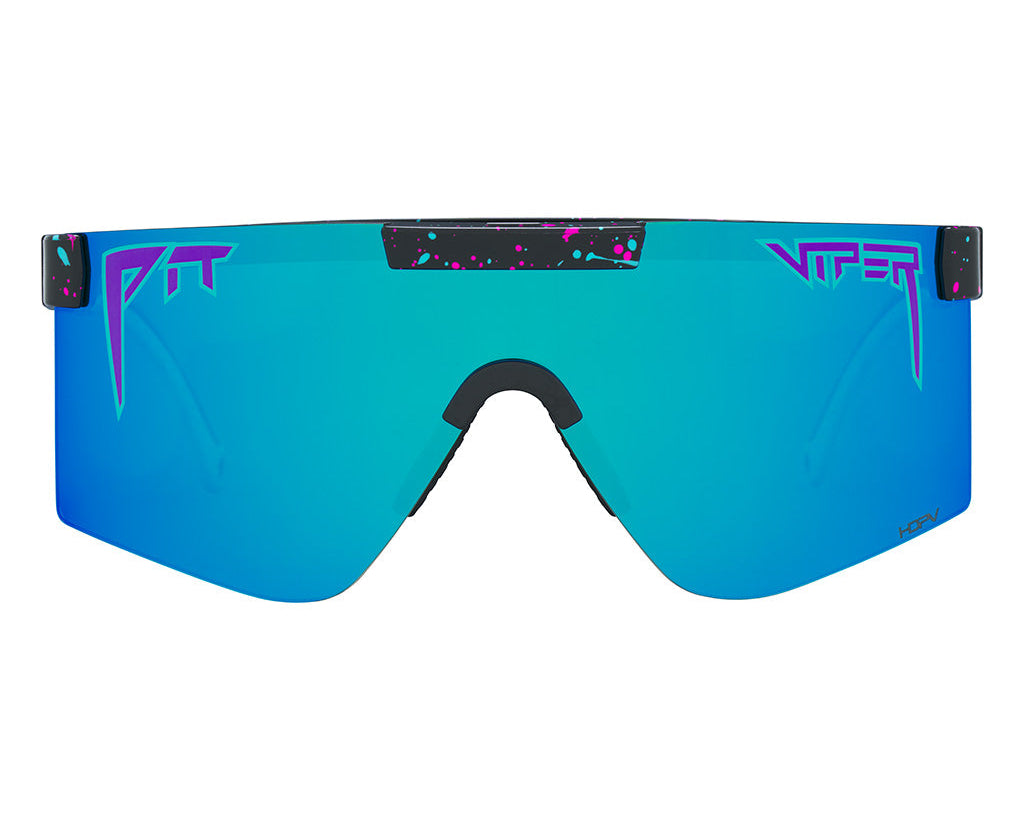 Wide / HDPV Polarized Blue | wow.JPG | The Midnight Original Wide HDPV Polarized Blue, shield style sunglasses from Pit Viper, polarized sunglasses from Pit Viper