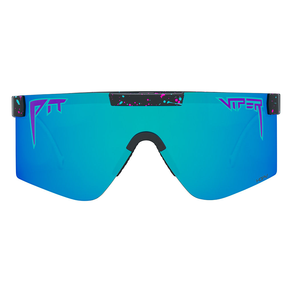 Wide / HDPV Polarized Blue | wow.JPG | The Midnight Original Wide HDPV Polarized Blue, shield style sunglasses from Pit Viper, polarized sunglasses from Pit Viper