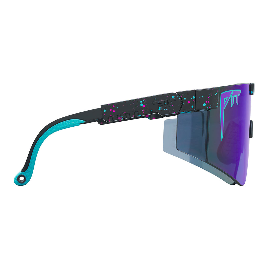 Wide / Z87+ Blue | organize_image_files.JPG | The Midnight Original Wide Z87+, shield style sunglasses from Pit Viper, safety rated sunglasses from Pit Viper