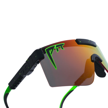 Wide / HDPV Polarized Orange | corn_dog.JPG | The Monster Bull Original Regular, shield style sunglasses from Pit Viper, polarized sunglasses from Pit Viper