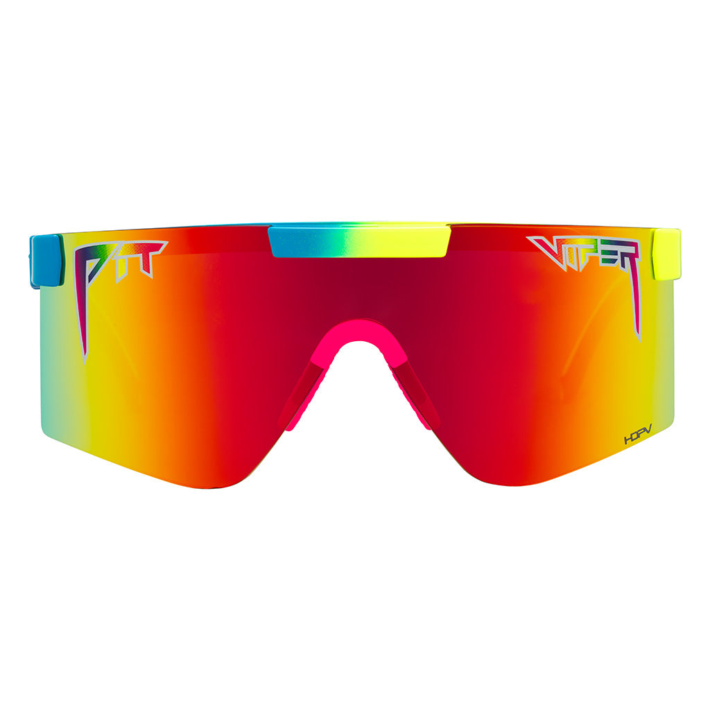 Wide / HDPV Polarized Rainbow | lalalalala.JPG | The Pride Original Wide, shield style sunglasses from Pit Viper, polarized sunglasses from Pit Viper
