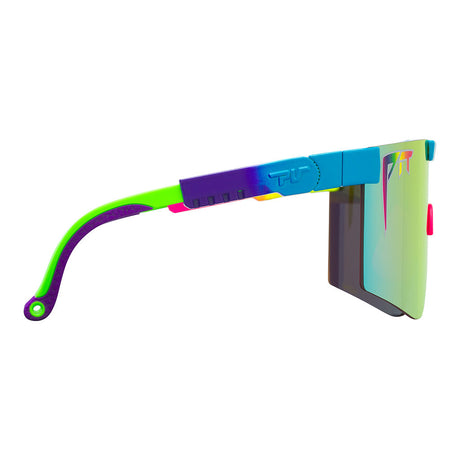 Wide / HDPV Polarized Rainbow | stevehandjobs_privatefile.JPG | The Pride Original Wide, shield style sunglasses from Pit Viper, polarized sunglasses from Pit Viper