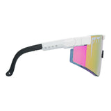 Regular / Z87+ Pink | Yellowlight.JPG | The Miami Night Original Regular Z87+ Pink, shield style sunglasses from Pit Viper, safety rated sunglasses from Pit Viper