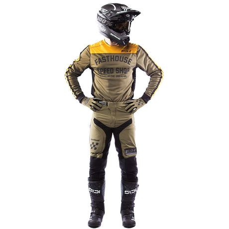 Sanguaro Petrol LS Jersey - Olive/Vintage Gold Fasthouse FH Brand / No Collab Fasthousedev