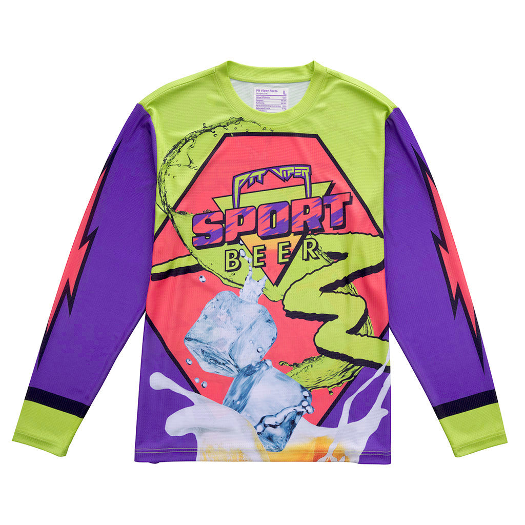 | full_frontal.jpg | The Sport Beer Sweat Tech Shirt from Pit Viper