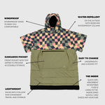 VOITED 3rd Edition Outdoor Poncho for Surfing, Camping, Vanlife & Wild Swimming - Wavecheck