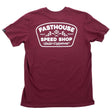 Wedged Tee - Maroon - Fasthouse