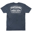 Wedged Tee - Indigo