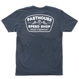 Wedged Tee - Indigo