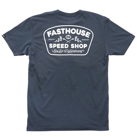 Wedged Tee - Indigo