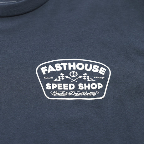 Wedged Tee - Indigo