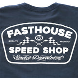 Wedged Tee - Indigo