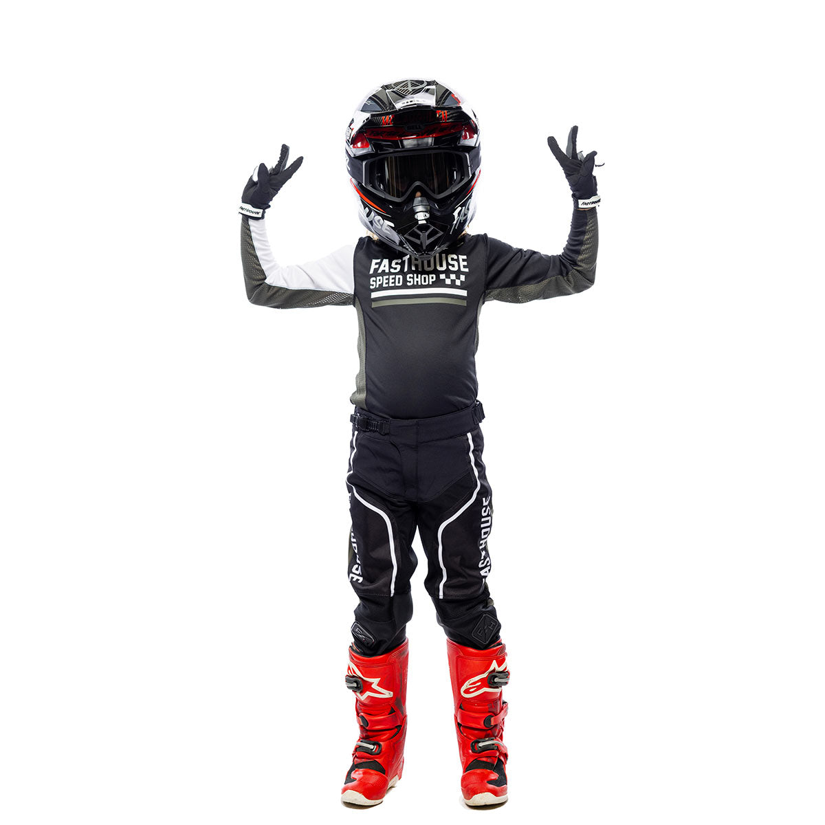 Grindhouse Hudson Youth Jersey - Black/White