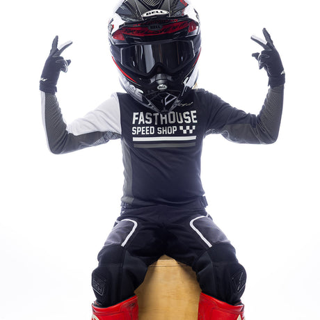 Grindhouse Hudson Youth Jersey - Black/White