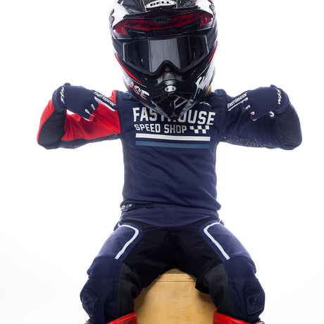 Grindhouse Hudson Youth Jersey - Blue/Red