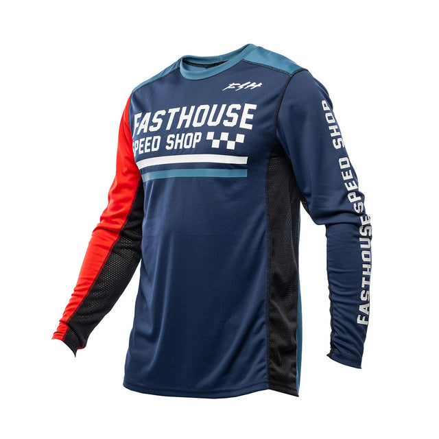 Grindhouse Hudson Youth Jersey - Blue/Red