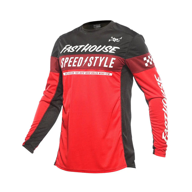Grindhouse Akin Youth Jersey - Red/Black
