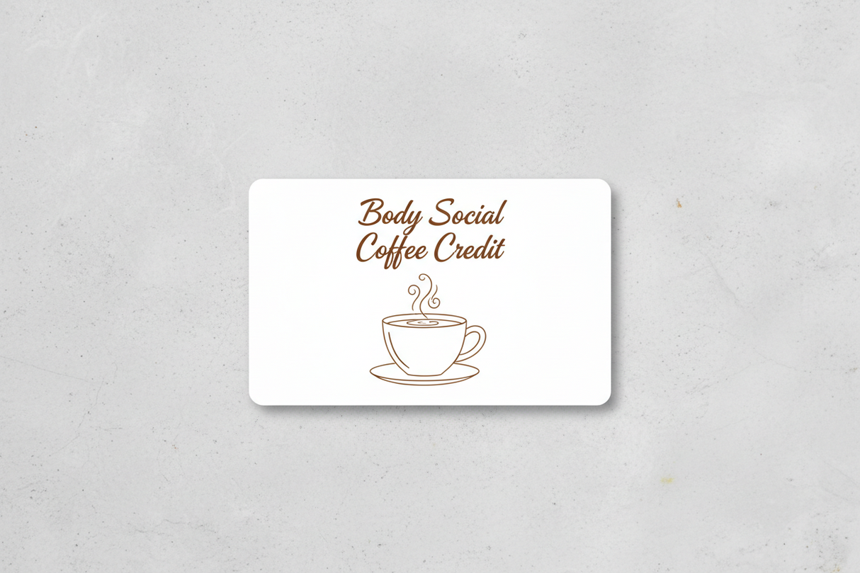 Body Social Coffee Credit
