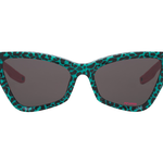 Smoke | guess_what.JPG | The Marissa's Nails Clawdia from Pit Viper, cat eye sunglasses with teal leopard print