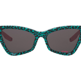 Smoke | guess_what.JPG | The Marissa's Nails Clawdia from Pit Viper, cat eye sunglasses with teal leopard print