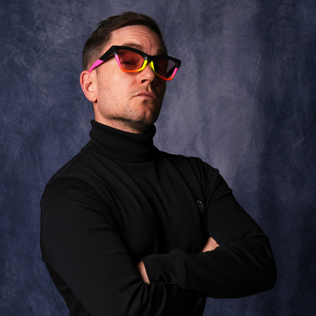 Photochromic Rose | steve-the-man.JPG | very important businessman wearing a turtleneck and cat-eye sunglasses