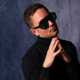 / HDPV Polarized Blue-Green | the_man_Steve.JPG | A very important businessman wearing aviator style sunglasses