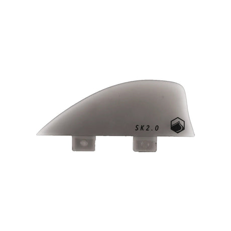 Transparent SK Dual Tab Fin kit with hexagon logo.