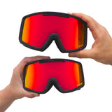 Large / Red | image.JPG | The CombustionFrench Fry Goggles from Pit Viper Sunglasses