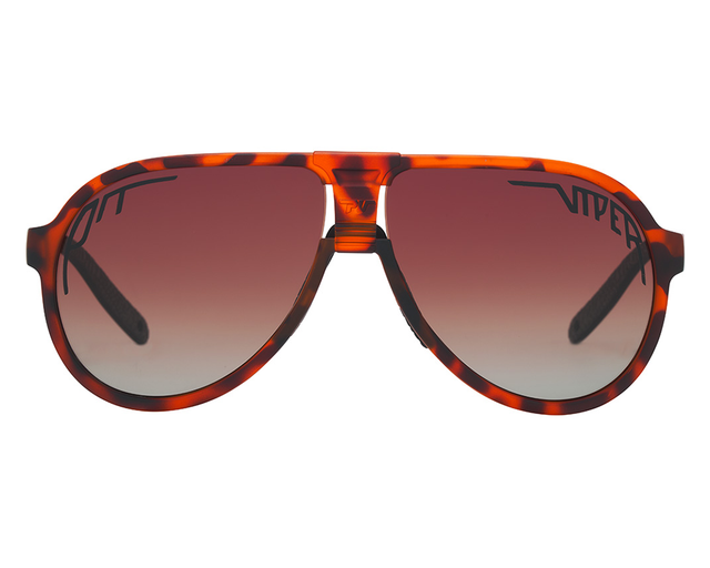 / Polarized Brown Fade | sure.JPG | The Landlocked Jethawk, aviator style sunglasses with a polarized fade lens from Pit Viper