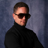  / HDPV Polarized Gold | the_man_Steve.JPG | A very important businessman wearing aviator style sunglasses