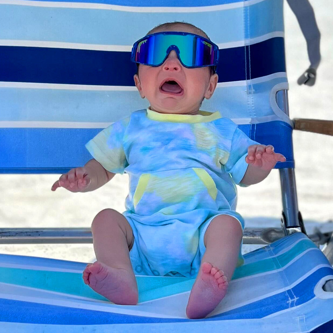  | thats_why_i_took_all_these_photos.JPG | Baby looking upset in The Leonardo Baby Vipes from Pit Viper Sunglasses