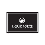 Hex Rubber Floor Mat features LIQUID FORCE logo and abstract icon in a black frame, ideal for banners.