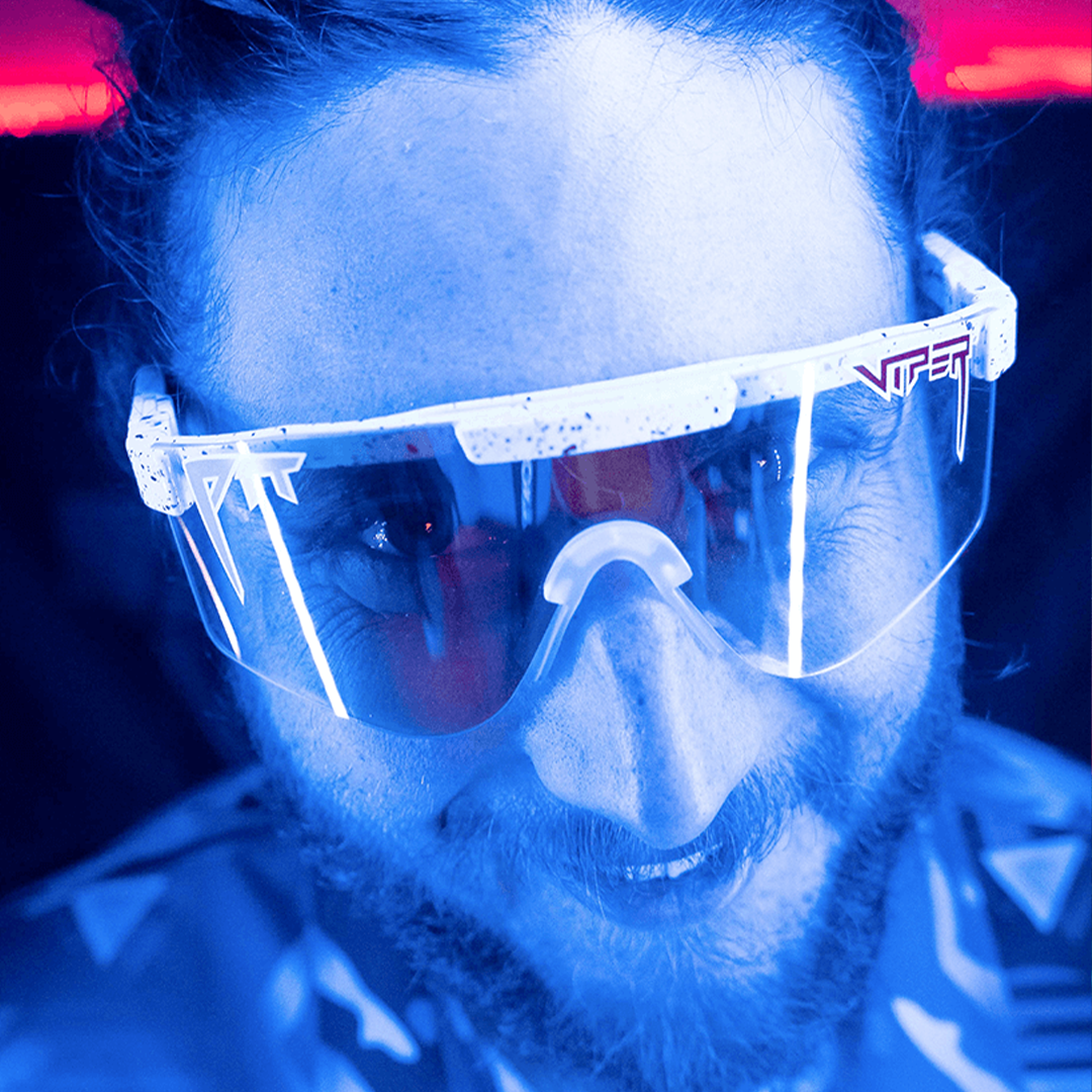 Wide / Blaster | tired.JPG | Man wearing The Merika Original from Pit Viper Sunglasses