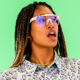 Narrow / Blaster | AHHHHH.JPG | Woman wearing The Merika Original from Pit Viper Sunglasses