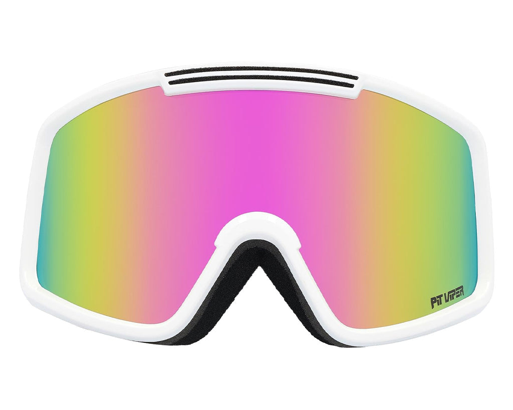Pink / Large | full_frontal.JPG | The Miami Nights Large French Fry Goggles from Pit Viper Sunglasses