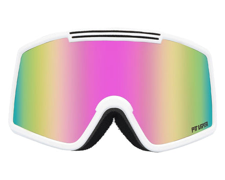 Pink / Small | full_frontal.JPG | The Miami Nights Small French Fry Goggles from Pit Viper Sunglasses