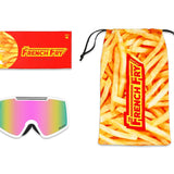 Small / Pink | The Miami Nights Small French Fry Goggles from Pit Viper Sunglasses