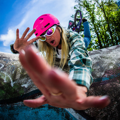 / Pink | hurts.JPG | Woman falling off bike wearing Pit Viper Sunglasses