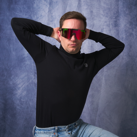 Regular / HDPV Polarized Orange | cool.JPG | The Monsterbull Original 2.0 Regular HDPV Polarized Orange, shield style sunglasses from Pit Viper, polarized sunglasses from Pit Viper